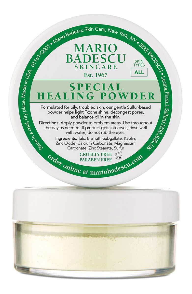 Special healing powder for problem skin