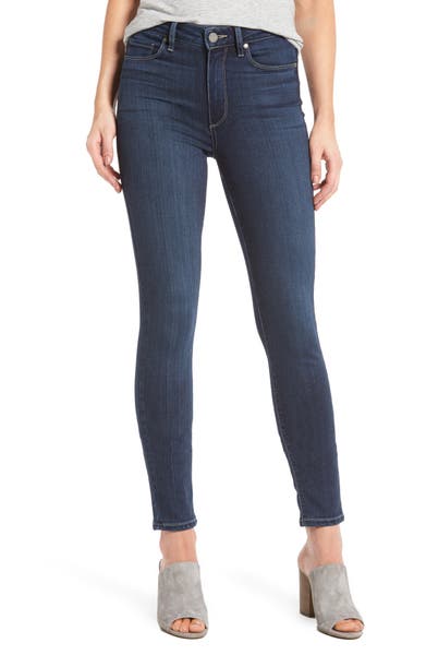 Main Image - PAIGE Hoxton High Waist Ankle Skinny Jeans (Charing)