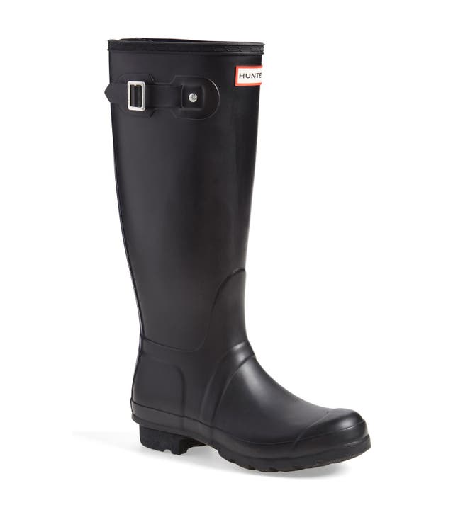 Hunter 'Tall' Back Zip Rain Boot (Women) (Nordstrom Exclusive ...