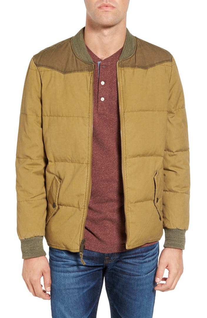 Faherty Down Canvas Western Jacket | Nordstrom