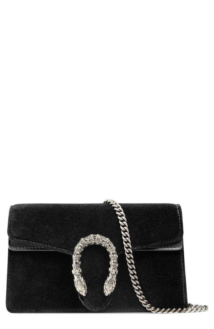 Gucci Super Mini Dionysus Velvet Shoulder Bag | Nordstrom