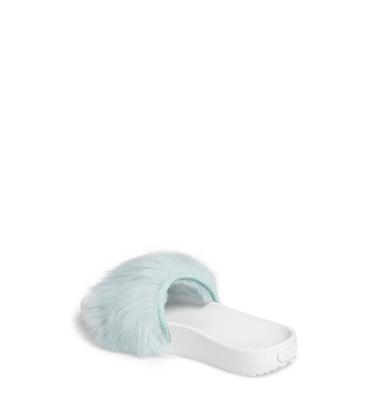 Main Image - UGG® Genuine Shearling Slide Sandal (Women)