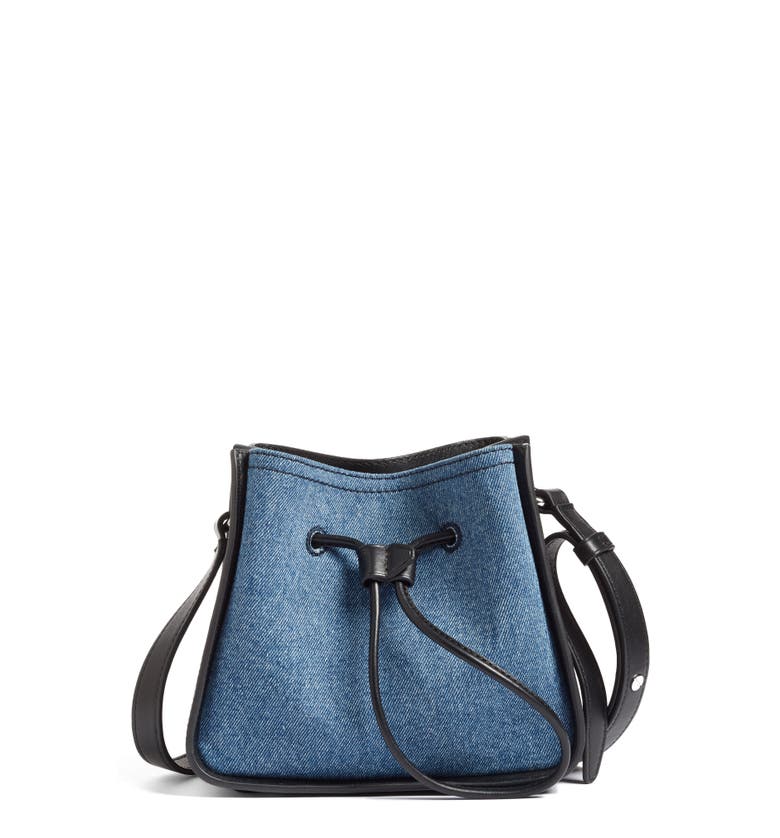3.1 Phillip Lim Mini Soleil Denim & Leather Bucket Bag | Nordstrom