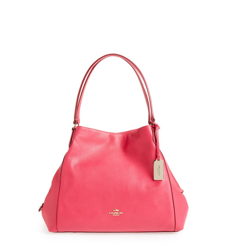 COACH &#39;Edie&#39; Leather Shoulder Bag | Nordstrom