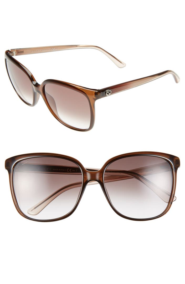 Gucci 57mm Retro Sunglasses | Nordstrom