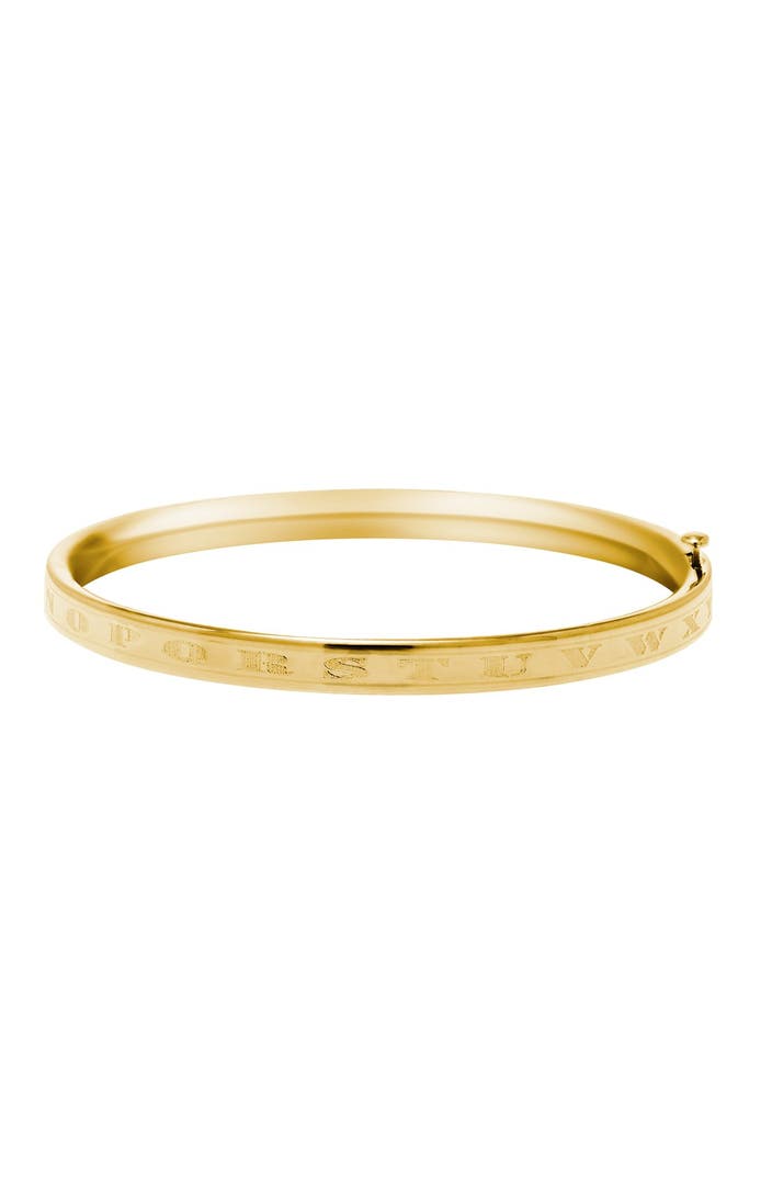 Mignonette 'Alpha Baby' Gold Bracelet (Baby Girls) | Nordstrom