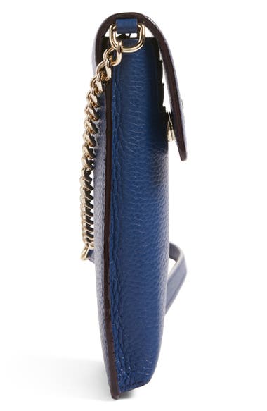 KATE SPADE Leather Smartphone Crossbody Bag in Atlantic Blue | ModeSens