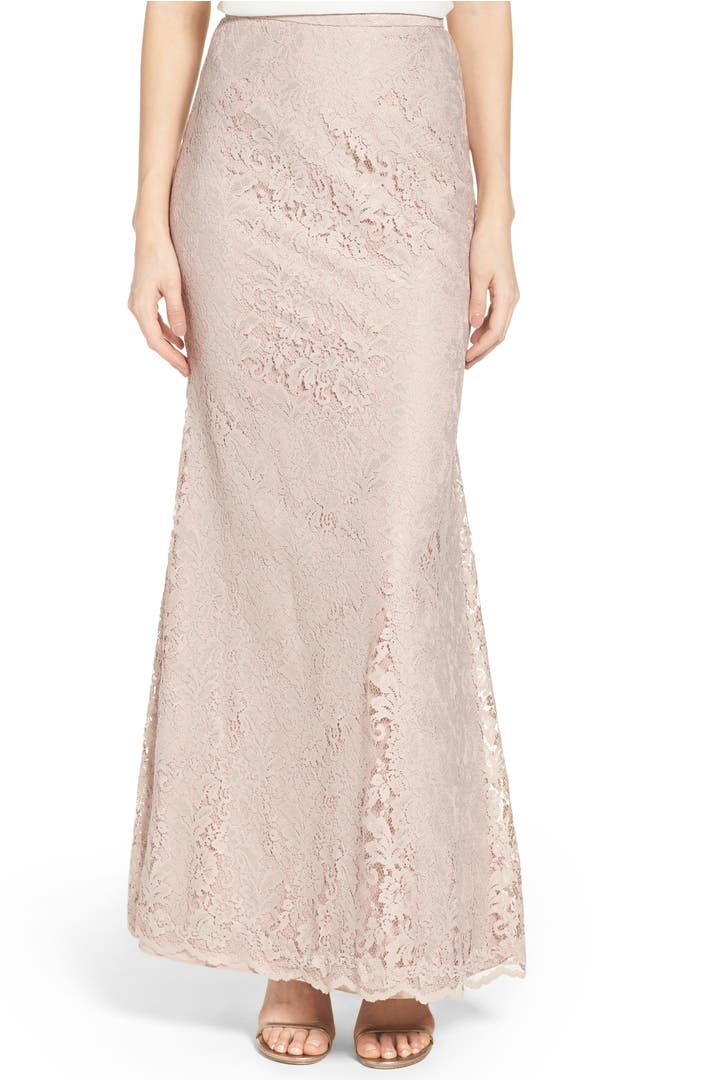 Watters Esme Fit-and-Flare Lace Skirt | Nordstrom