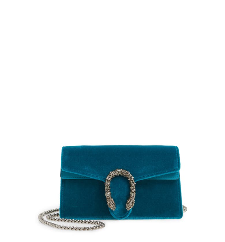 Gucci Super Mini Dionysus Velvet Shoulder Bag | Nordstrom
