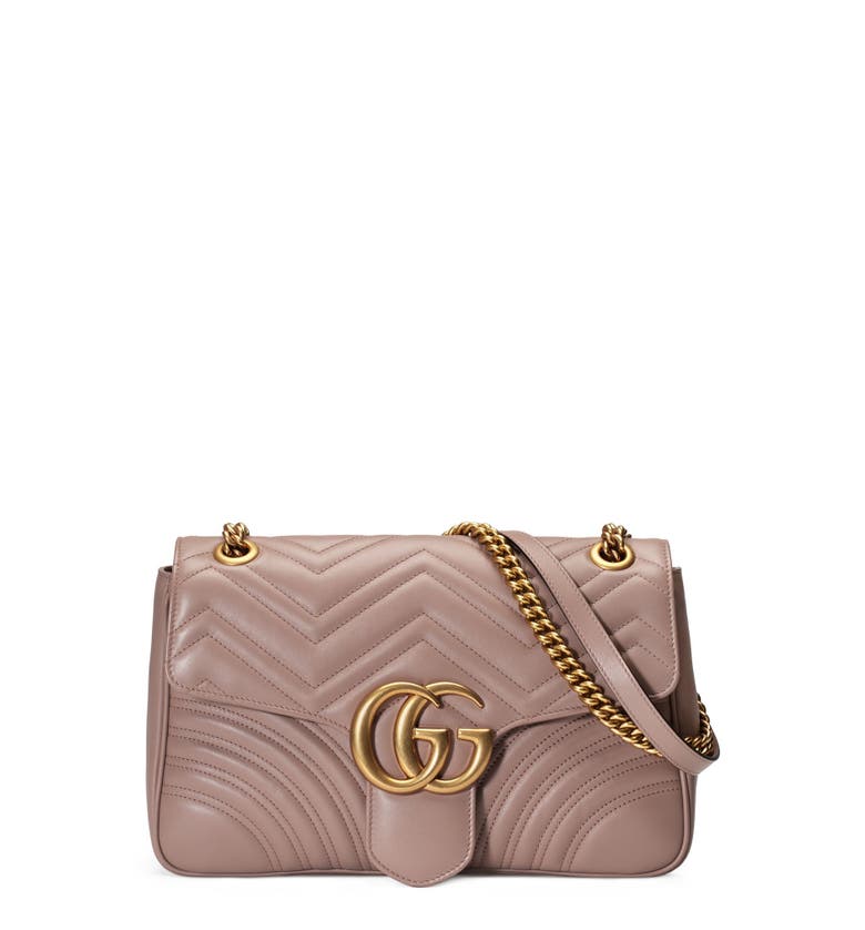 Gucci Small Gg Marmont 20 Matelasse Velvet Shoulder Bag, $1,590, Nordstrom