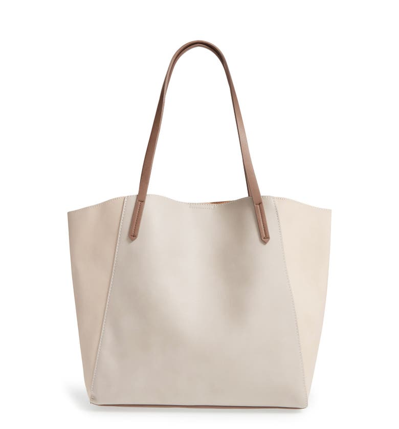 Main Image - BP. Colorblock Faux Leather Tote