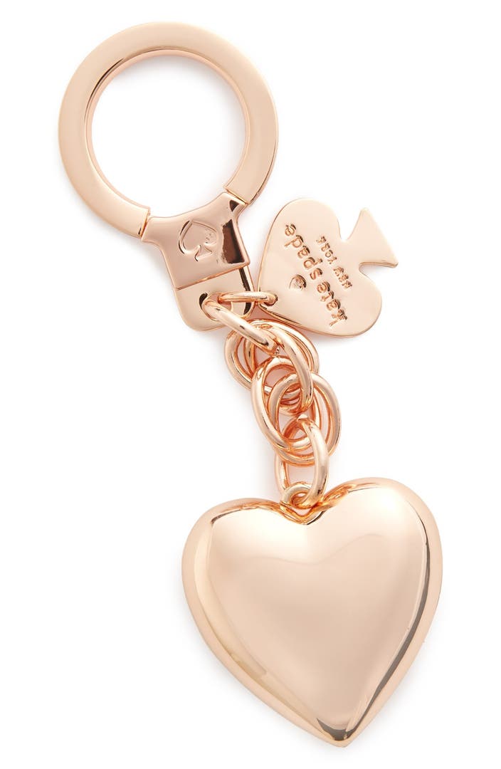 kate spade new york 'rosy heart' key ring | Nordstrom