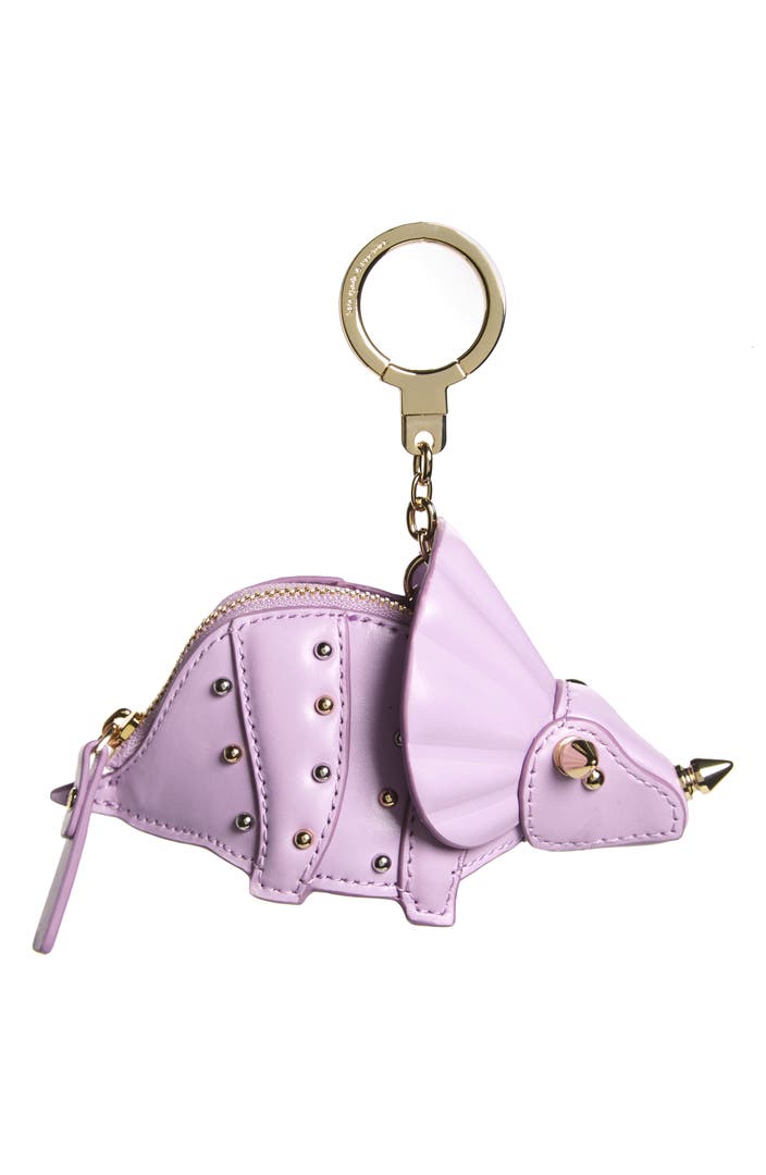 kate spade new york whimsies triceratops leather bag charm | Nordstrom