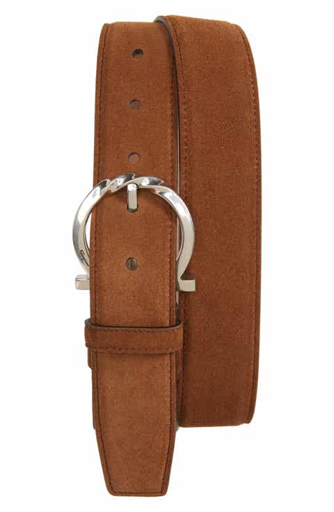 Men&#39;s Salvatore Ferragamo Brown Belts & Suspenders | Nordstrom