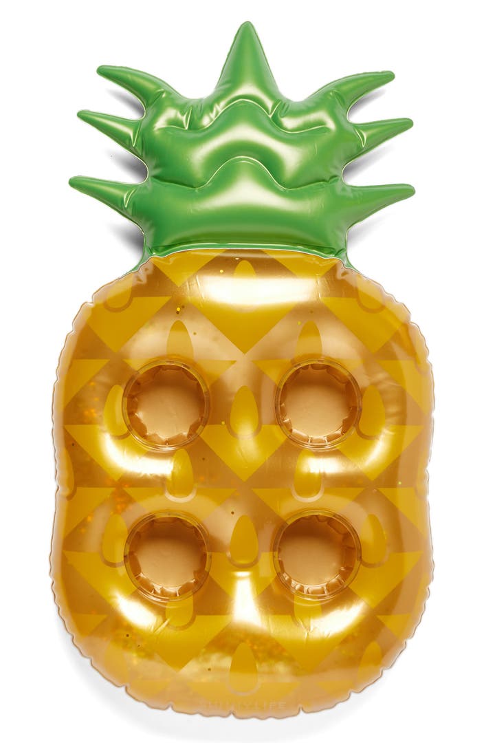 Main Image - Sunnylife Inflatable Pineapple Drink Holder Pool Float