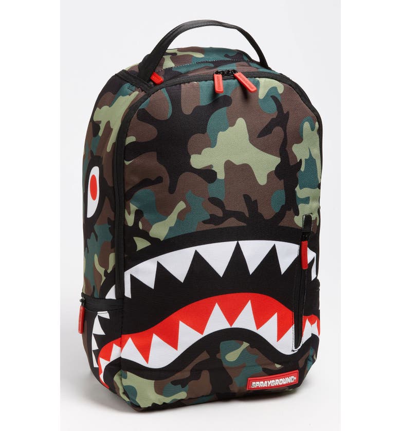 Sprayground &#39;Camo Shark&#39; Backpack (Big Boys) | Nordstrom