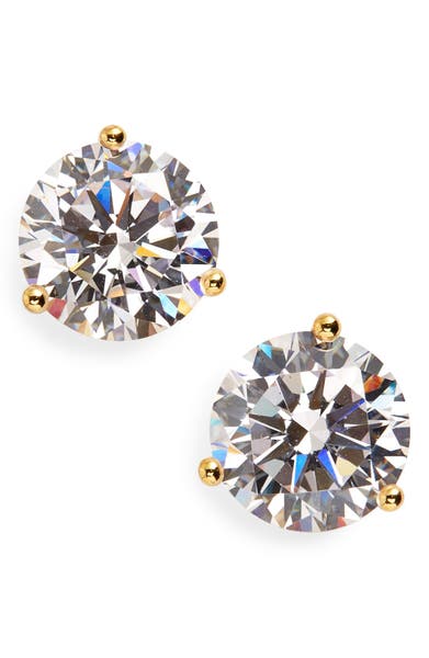 Main Image - Nordstrom Precious Metal Plated 4ct tw Cubic Zirconia Earrings