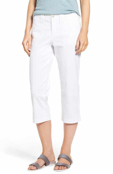 White Cropped Pants for Women: Jeans, Print, Capri & More | Nordstrom