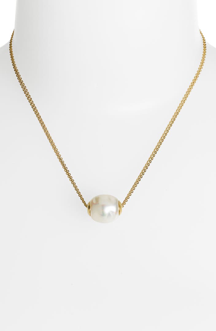 Majorica 12mm Baroque Pearl Pendant Necklace Nordstrom