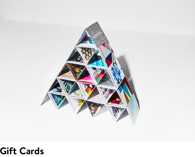 Gift Cards and eGift Cards.