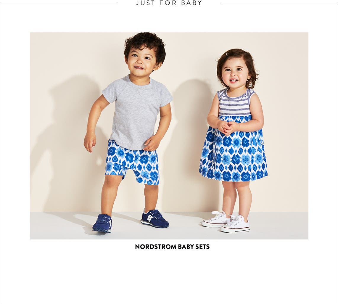 Clothing sets from Nordstrom Baby and more.