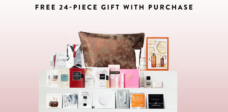 Receive a free 24piece bonus gift with your $125 purchase