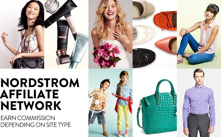 Nordstrom Affiliate Network. Earn commission depending on site type.