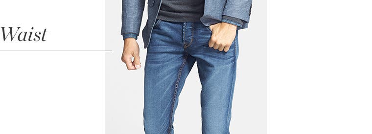 How to measure your waist.
