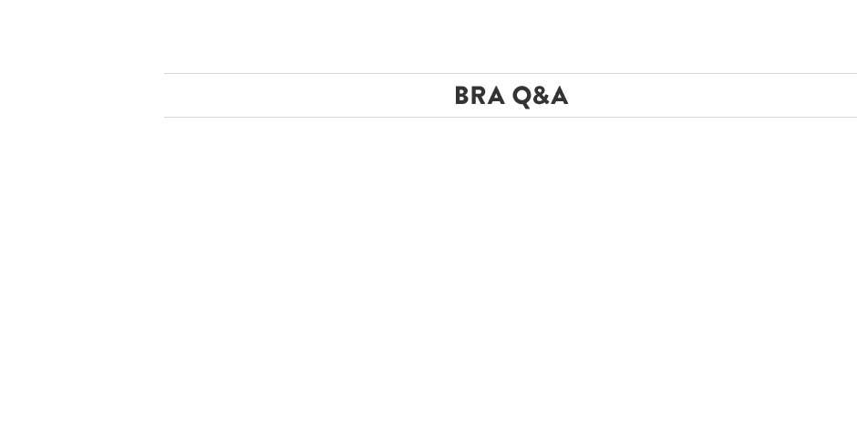 Bra fit guide.