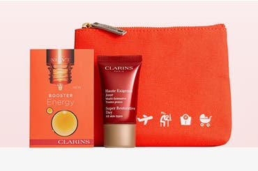 Receive a free 3-piece bonus gift with your $50 Clarins purchase & code