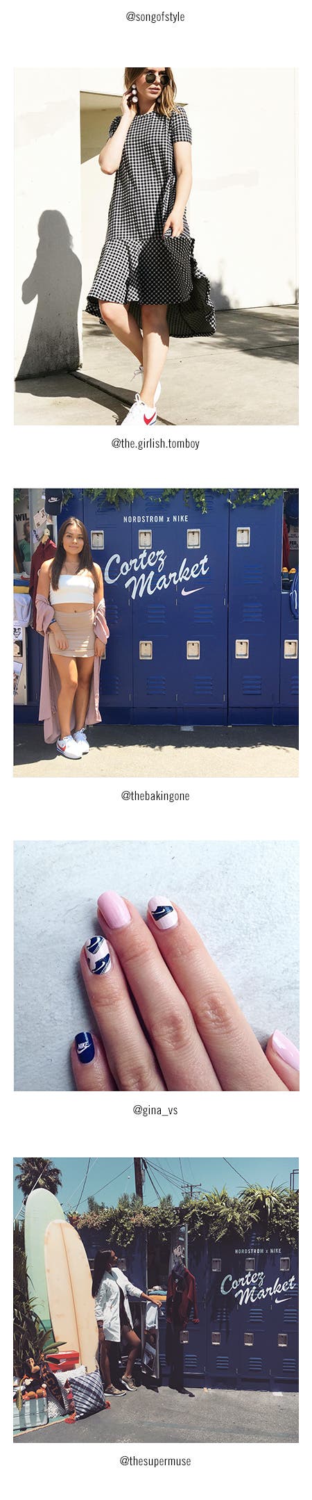 Nordstrom x Nike social.