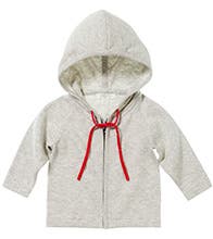 PURE BABY ORGANICS ZIP-THROUGH HOODIE
