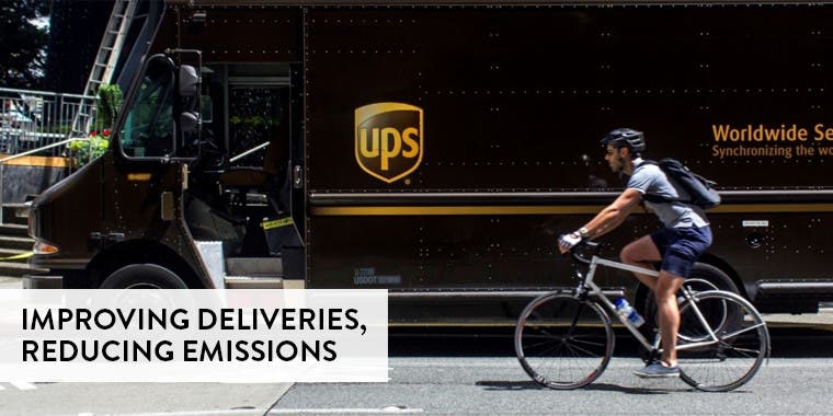 Improving deliveries, reducing emissions.