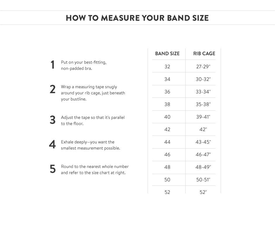 How to measure your band size.