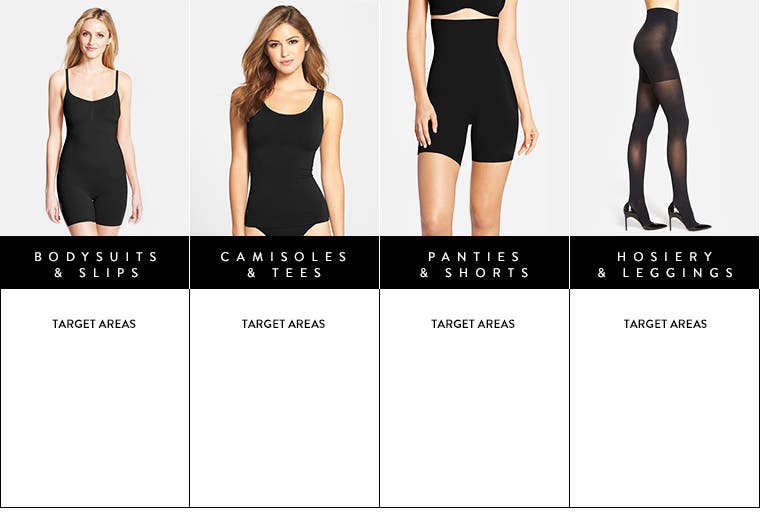Shapewear silhouette guide.