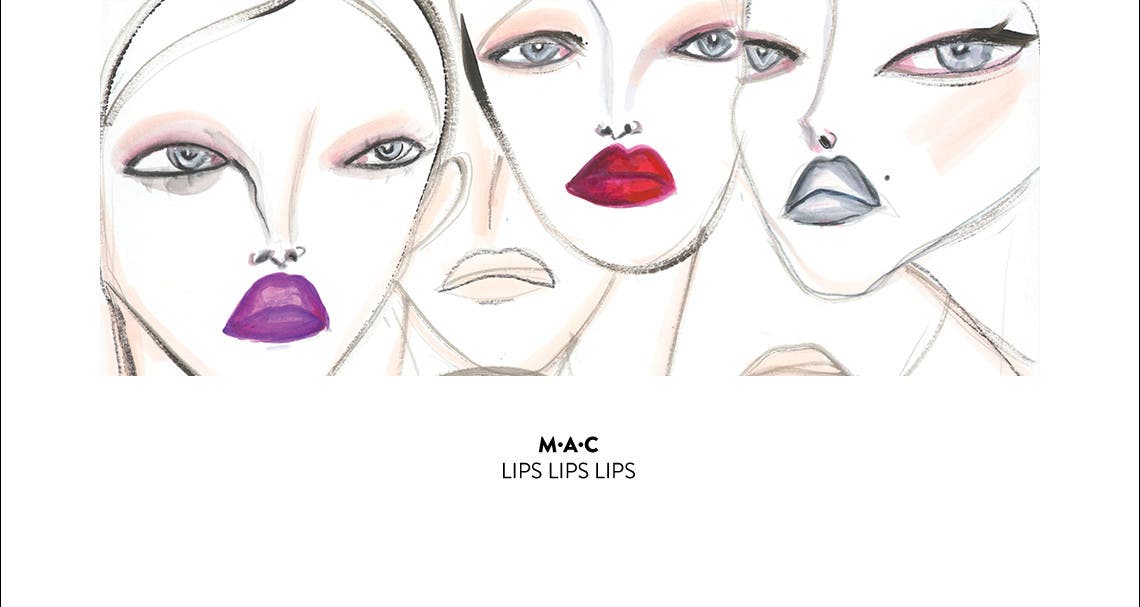 M·A·C lips lips lips: explore your trend.