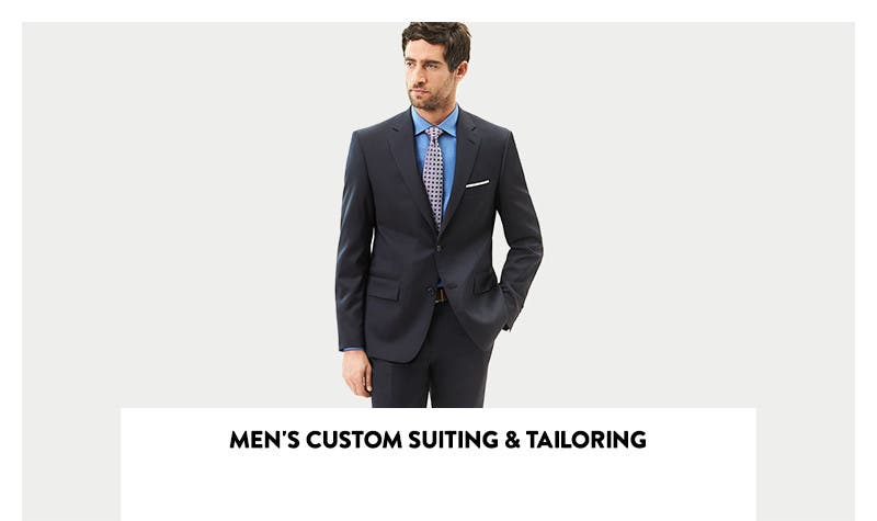 Men's custom suiting and tailoring.