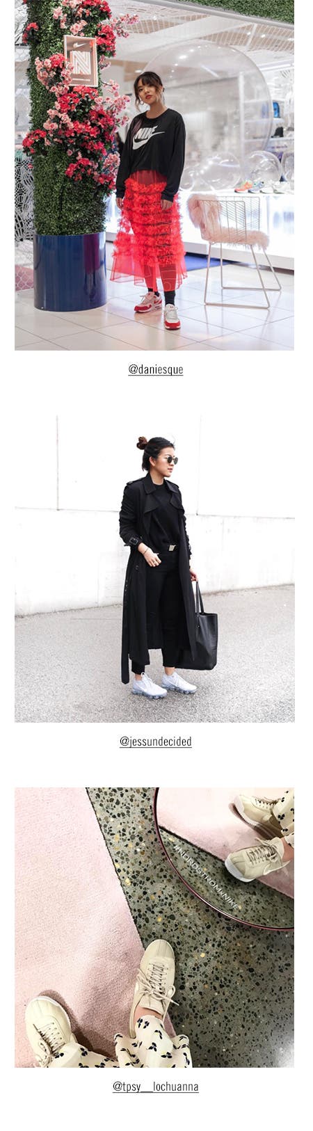 Nordstrom x Nike social.