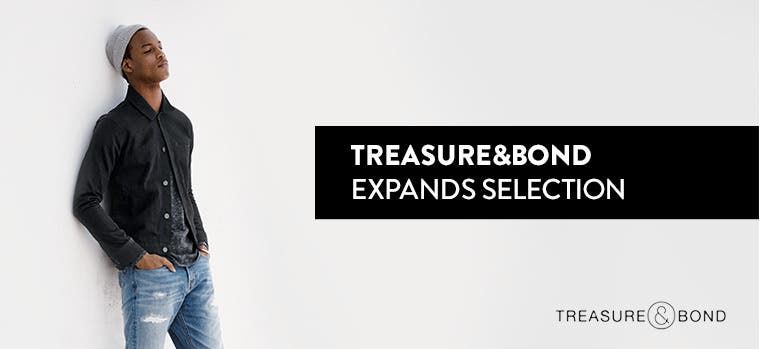 Treasure&Bond expands selection.