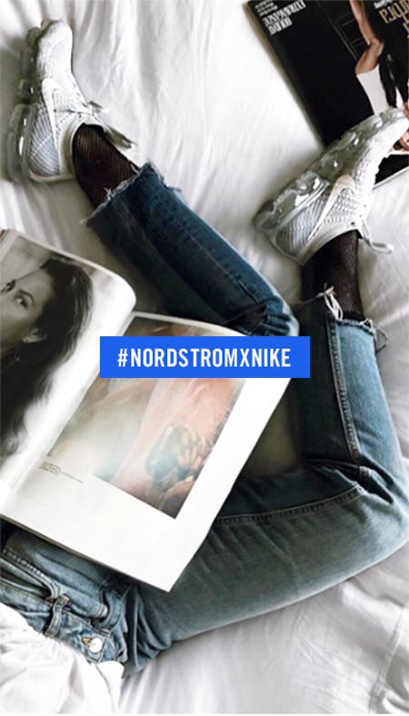 Nordstrom x Nike social.