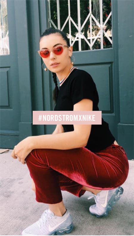 Nordstrom x Nike social.