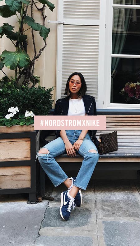 Nordstrom x Nike social.
