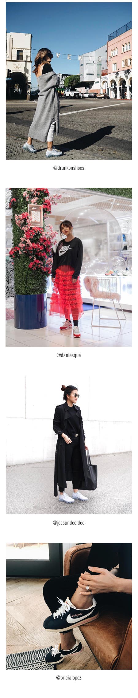 Nordstrom x Nike social.