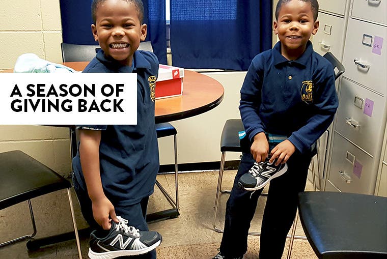 A season of giving back