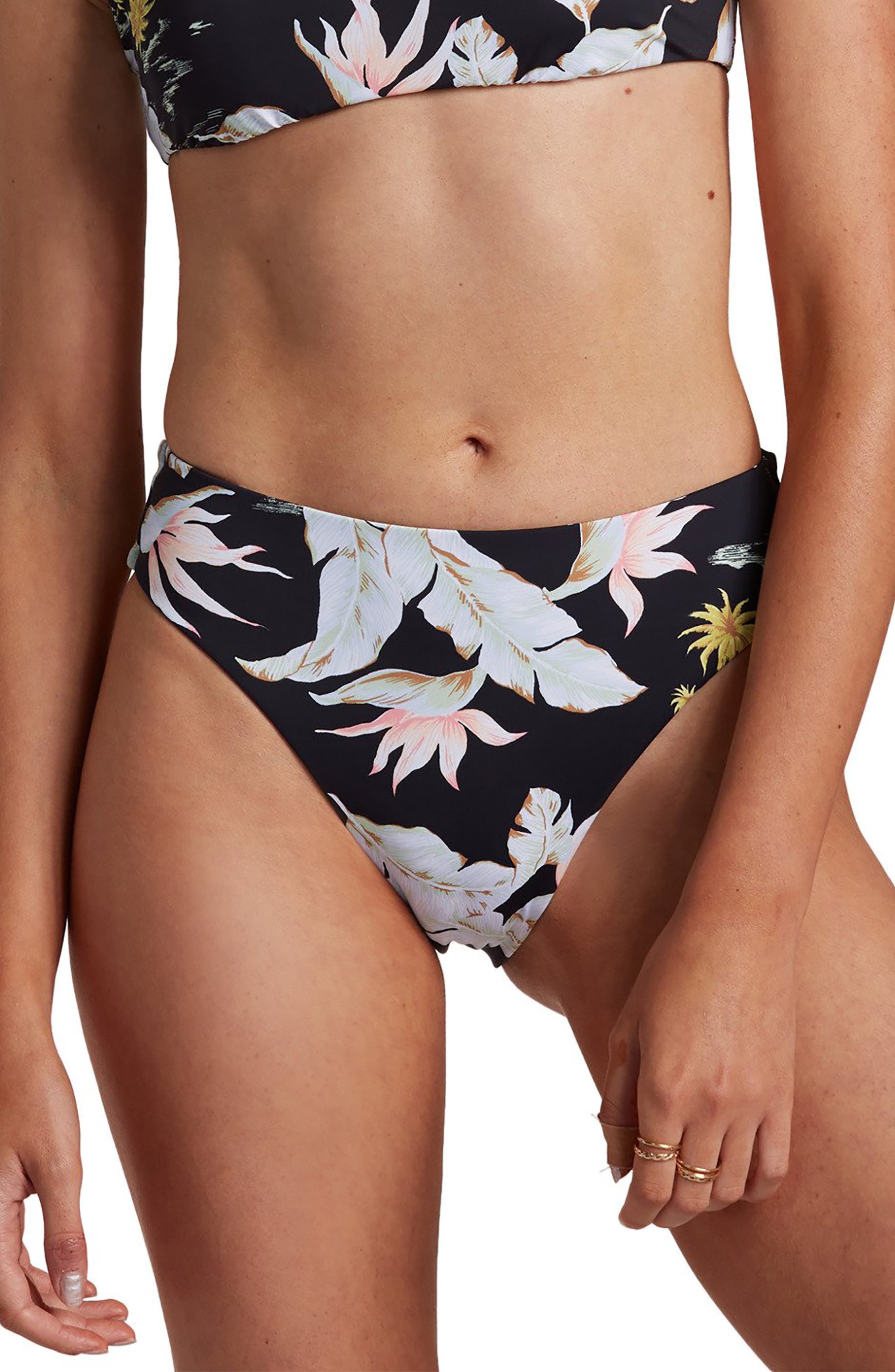 Billabong Beyond The Palms Maui Rider Reversible Bikini Bottoms In