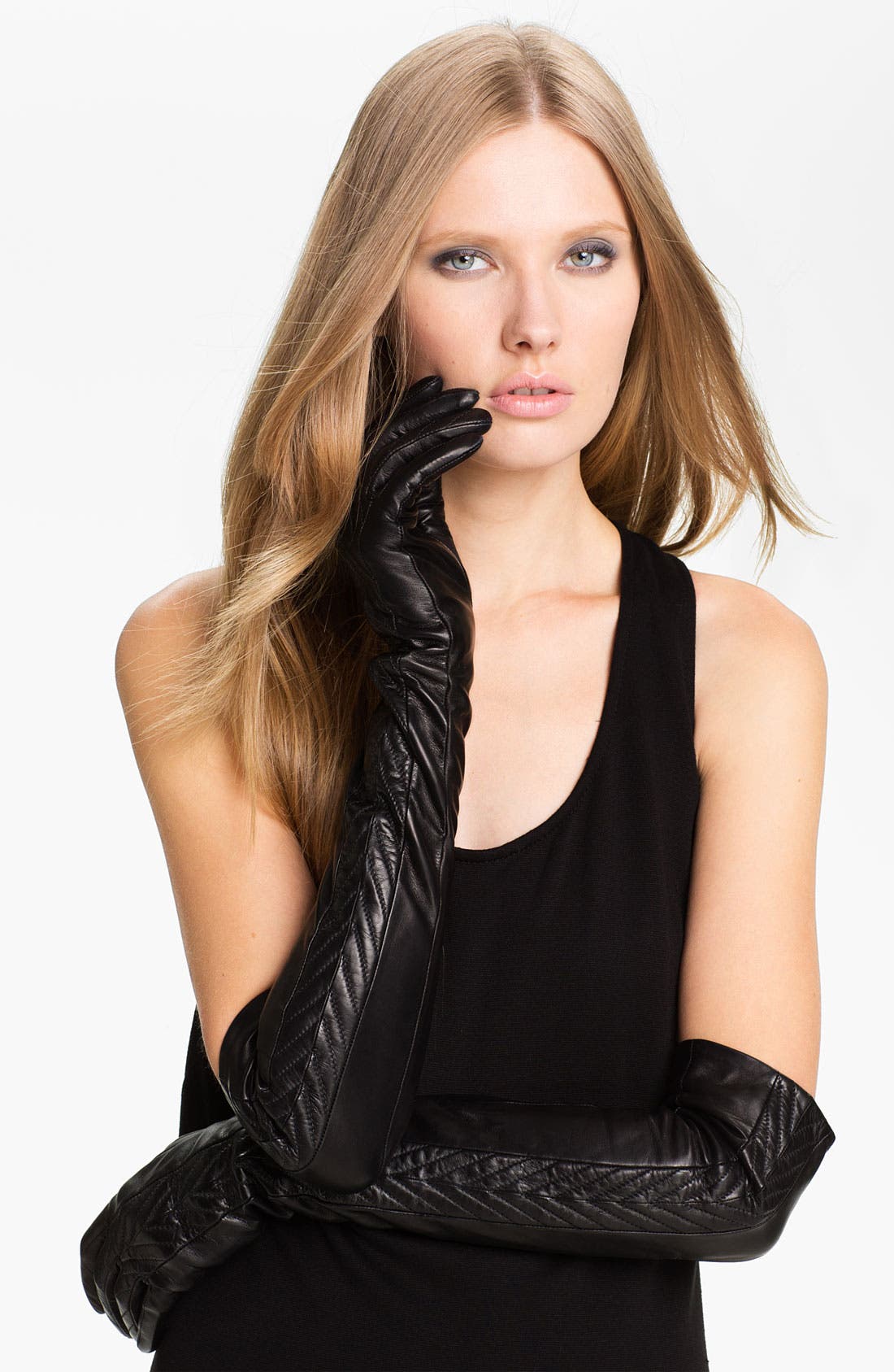 Nordstrom Opera Length Leather Gloves Nordstrom