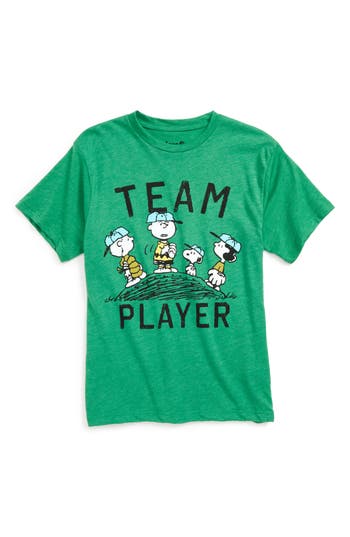  Mighty Fine X Peanuts Team Player Graphic T-Shirt