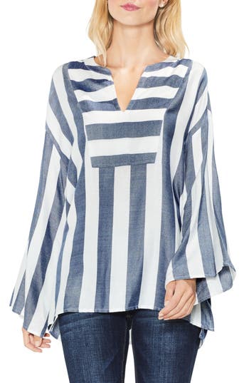 UPC 039377613469 product image for Women's Two By Vince Camuto Bell Sleeve Top, Size X-Small - Blue | upcitemdb.com