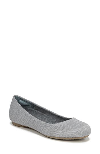 UPC 017115700404 product image for Women's Dr. Scholl's Friendly 2 Flat, Size 8.5 M - Grey | upcitemdb.com