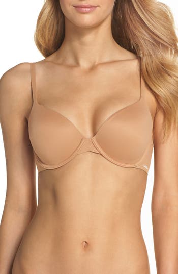 UPC 011531178205 product image for Women's Calvin Klein 'Perfectly Fit - Modern' T-Shirt Bra, Size 32 DDD - Beige | upcitemdb.com
